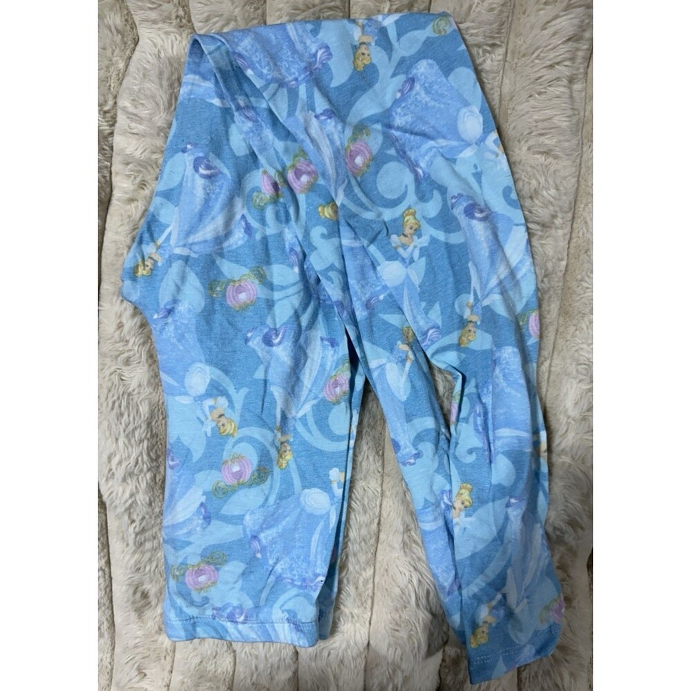 Disney World Juniors Teen Princess Cinderella Pumpkin Leggings NWOT Size XS